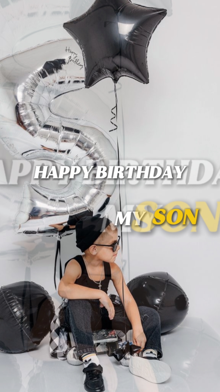 Aniversário meu filho
