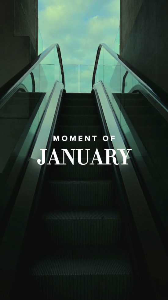 Moment im Januar