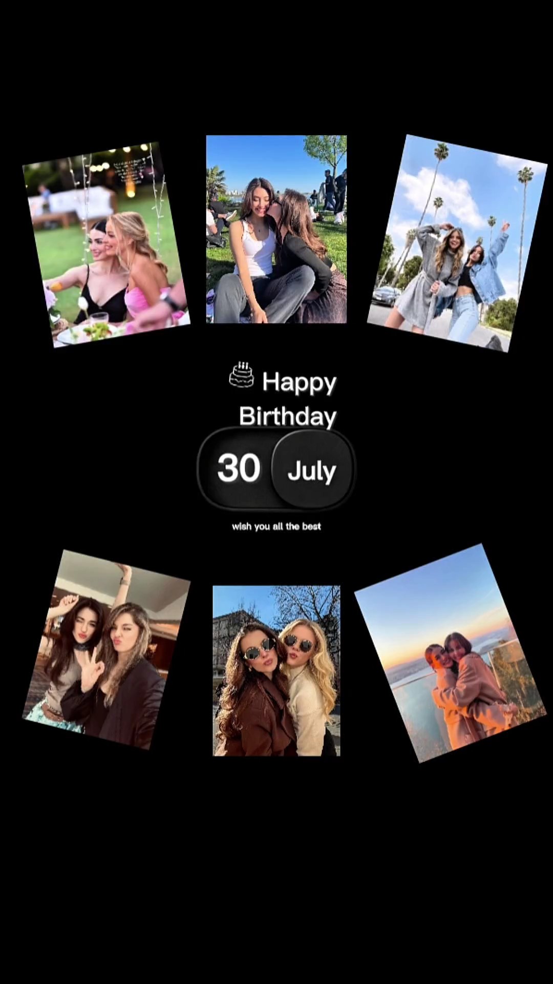 Birthday 30 July