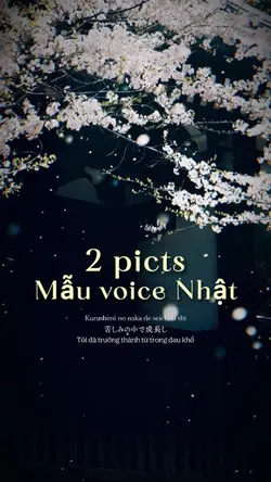 Mẫu voice Nhật
