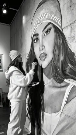 B&W Painting