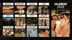 Calendar 2025 friend