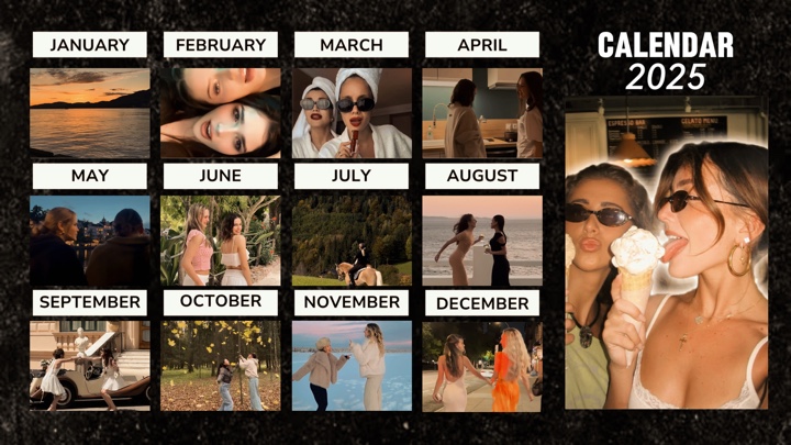 Calendrier 2025 ami