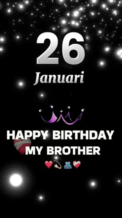 hbd brother 26 jan