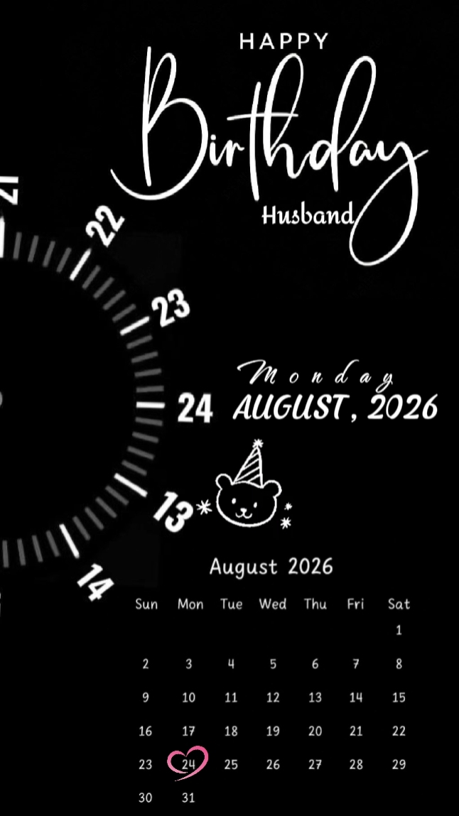 hbd husband 24August