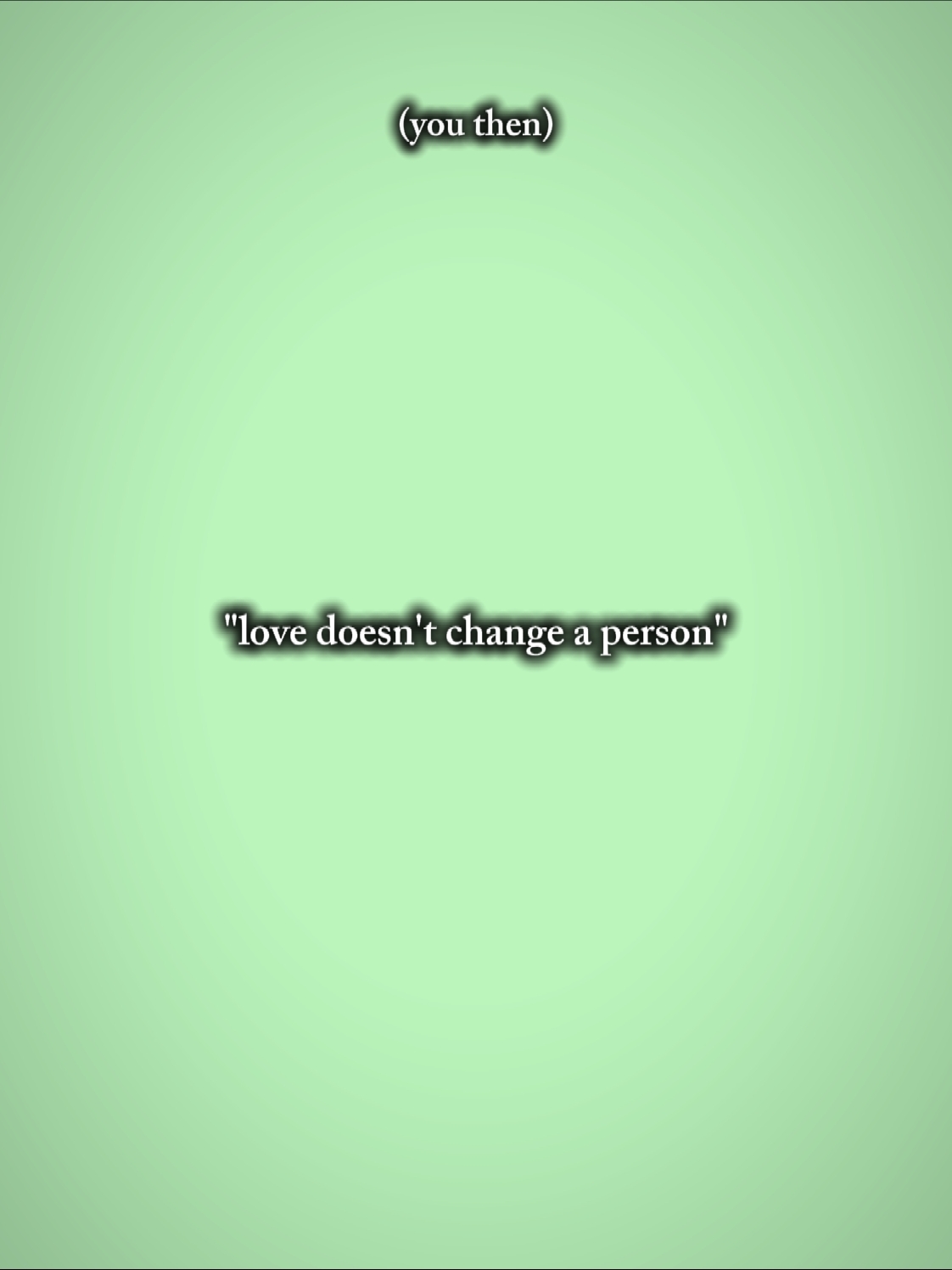 L'amour ne change pas