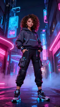 Cyberpunk style 