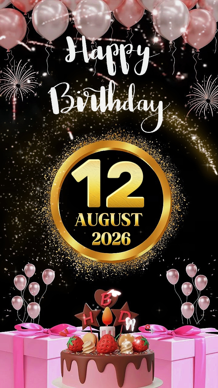 HBD 12 août 2026