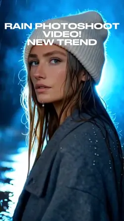Rain photoshoot ai 😧