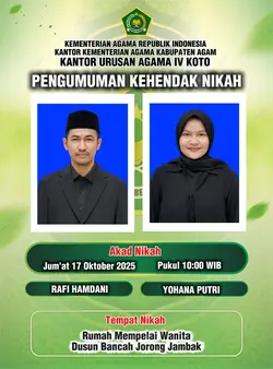 Pengumuman Nikah 