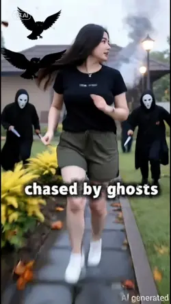 chased by ghosts