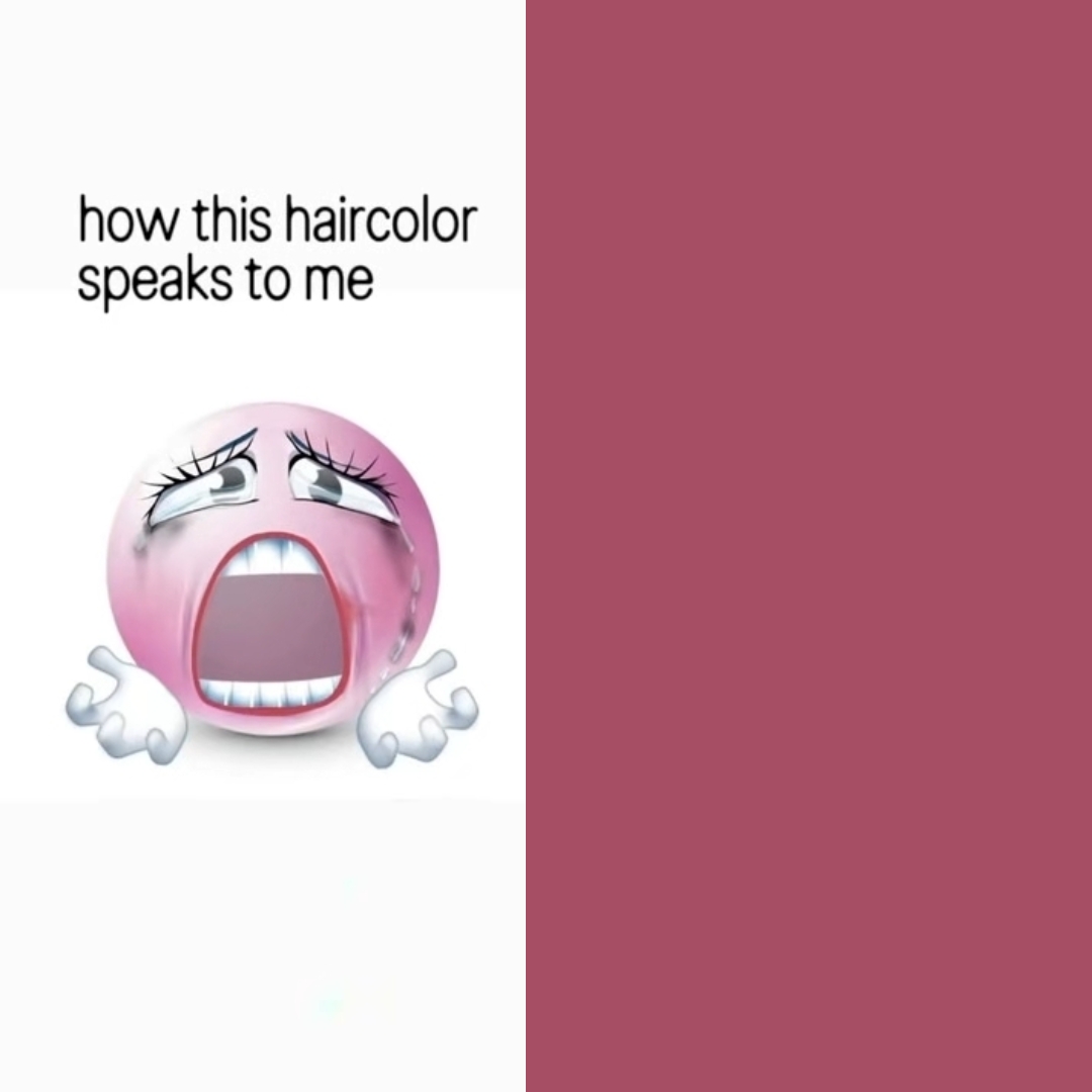 warna rambut berbicara