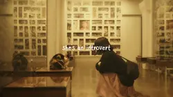 she's an introvert