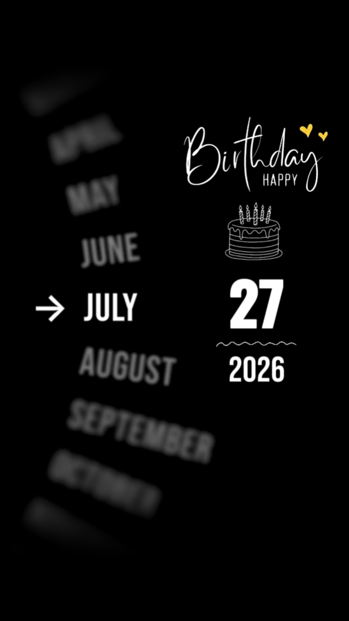 BDAY DAUGHTER 27 JUL