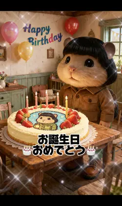 happy birthdayケーキ🎂