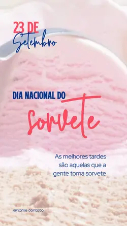 DIA DO SORVETE 
