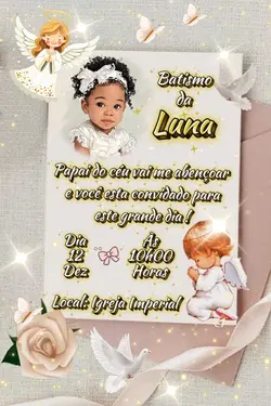 Convite Batismo
