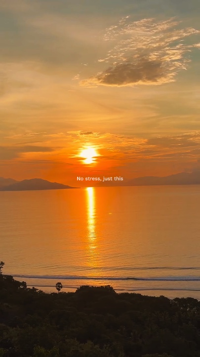 No stress, just this