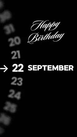 HBD 22 SEPTEMBER