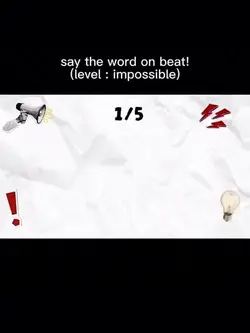 Say the word on beat