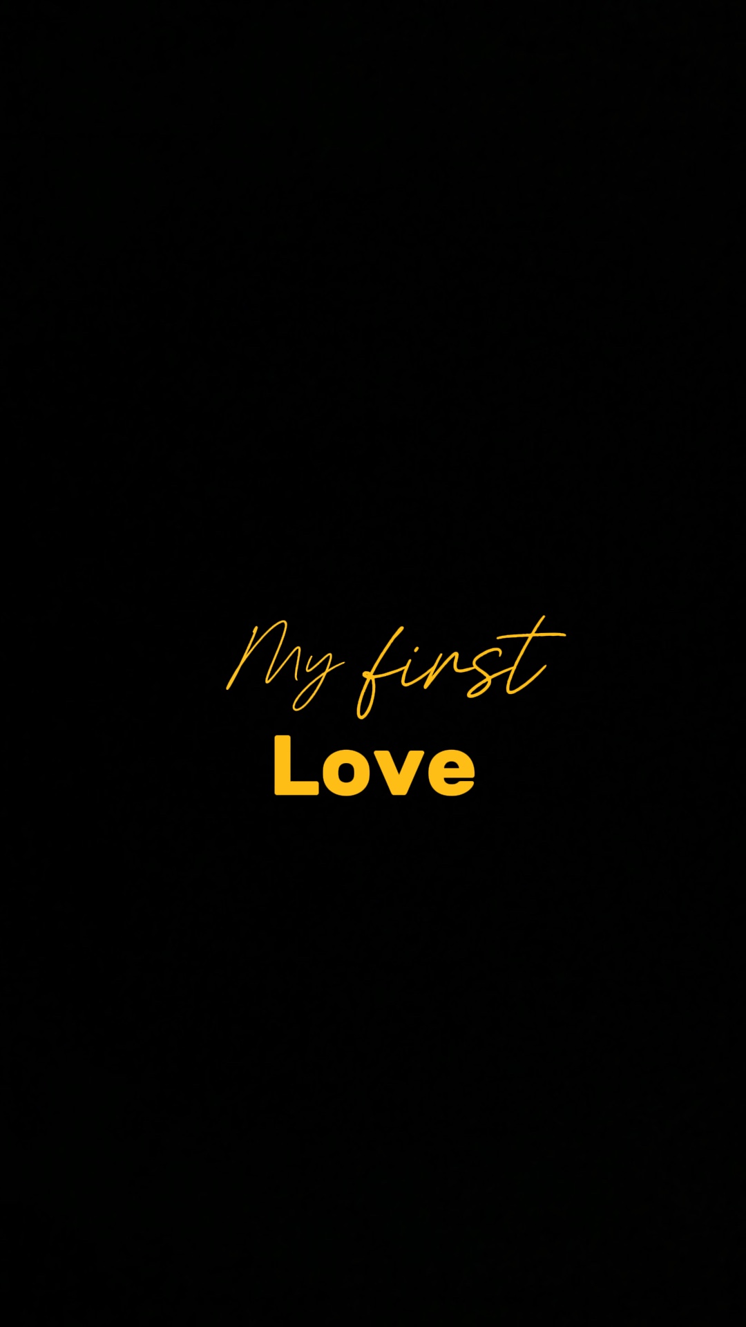 Mi primer amor
