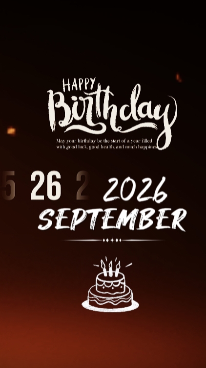 HBD 26 SEPTEMBER