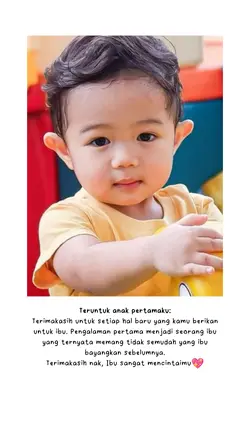 anak pertamaku