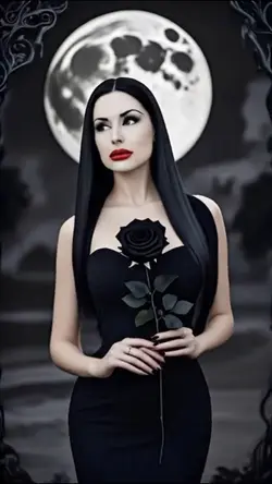 Morticia Addams live