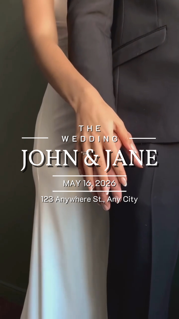 Invitación de boda
