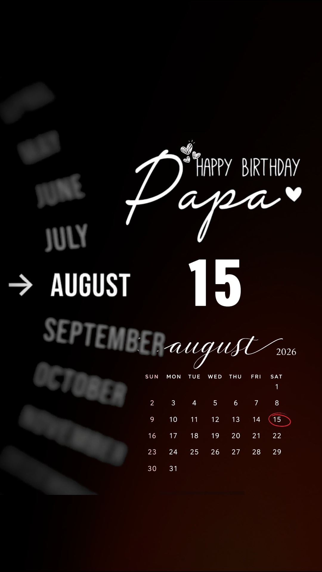 HBD 15 AUGUST