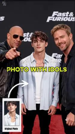 Photo with Idols 