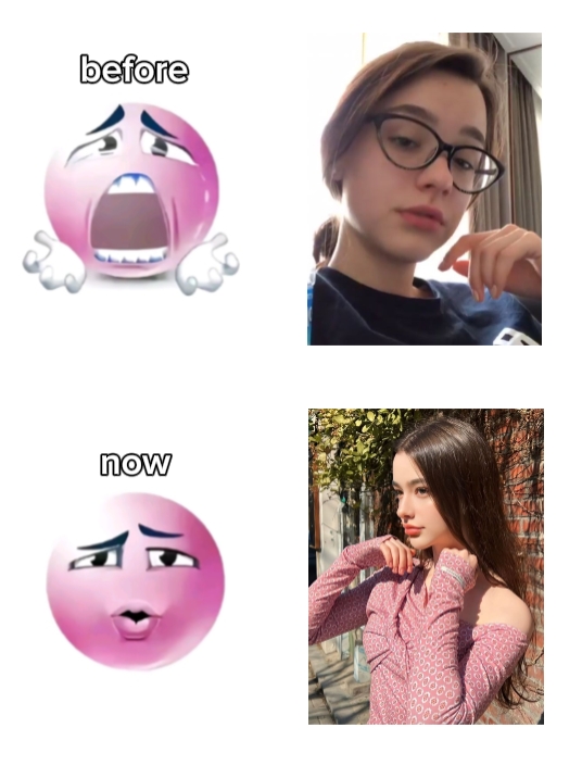 before vs now