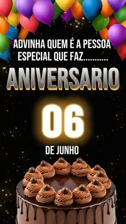 niver 6 de junho
