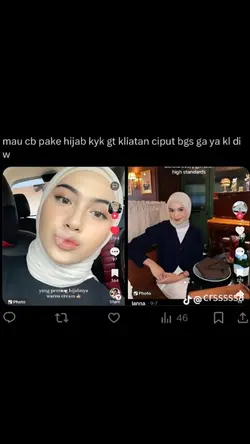 hijab keliatan ciput