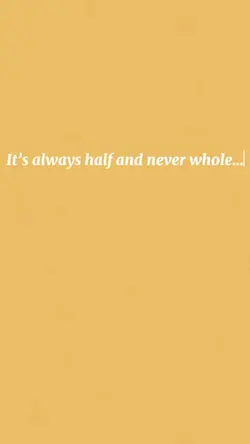 You began to feel