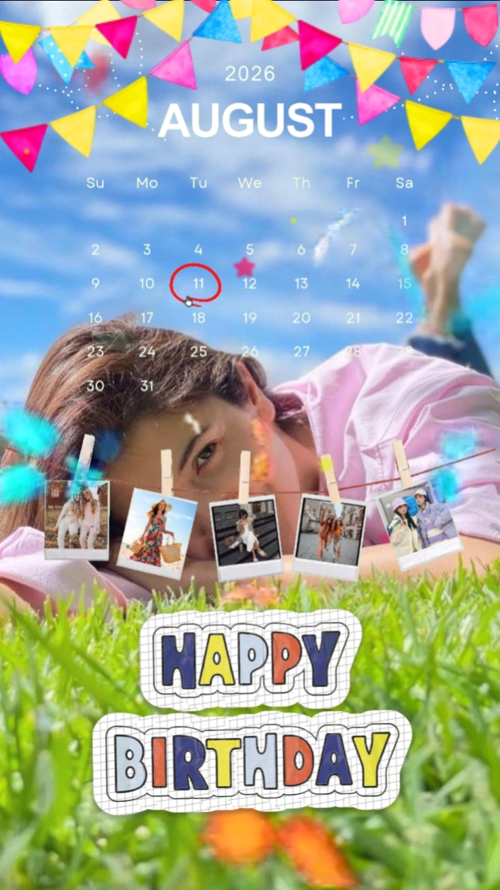Birthday 11 August