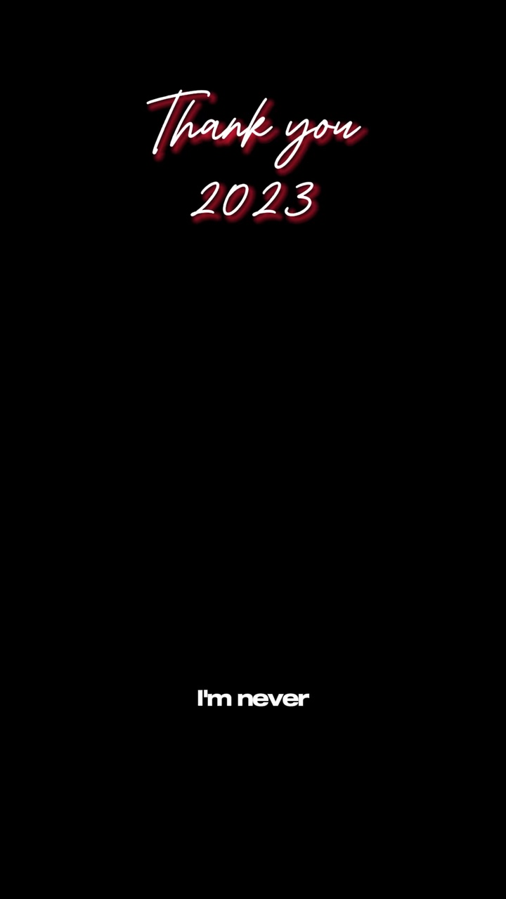 Thank you 2023 ❤️