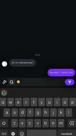 oh ini mantannya