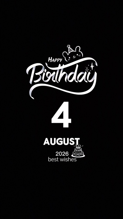 Hbd 4 août 2026