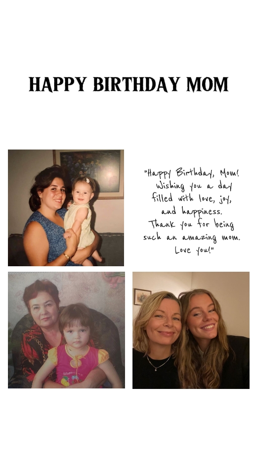 Feliz cumpleaños mamá