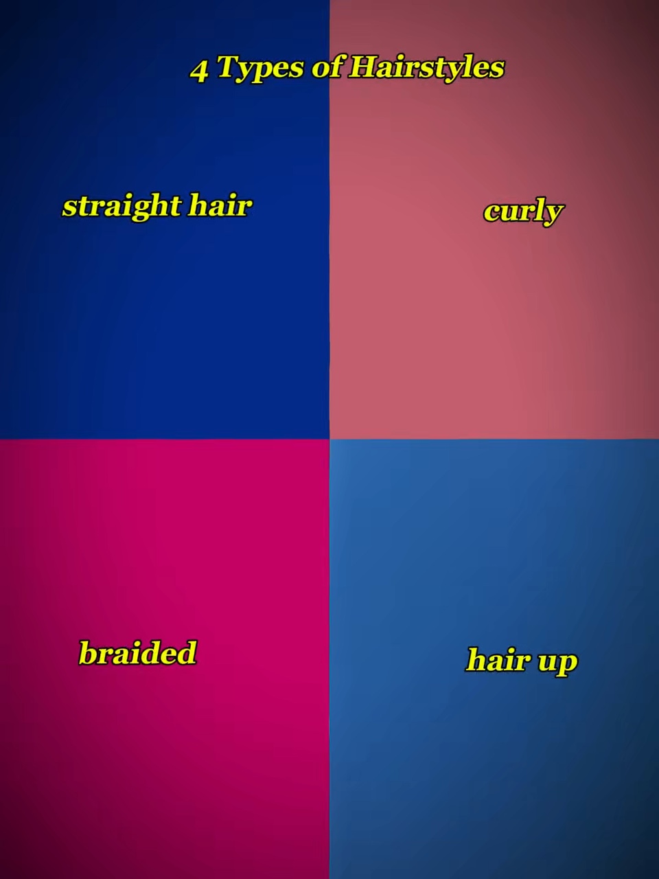 types of hairstyle