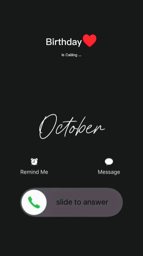 Oktober birthday
