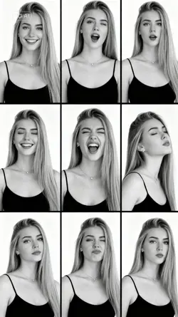 Black and white grid