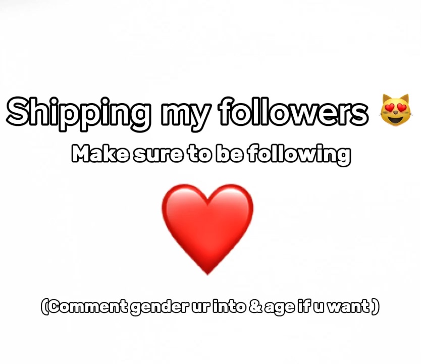 SHIPPING FOLLOWERS X