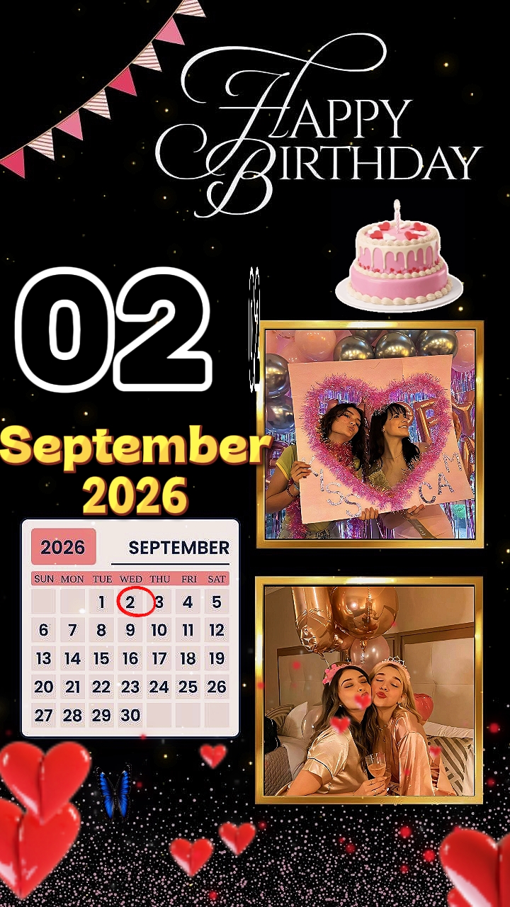 HBD 02 de setembro de 2026