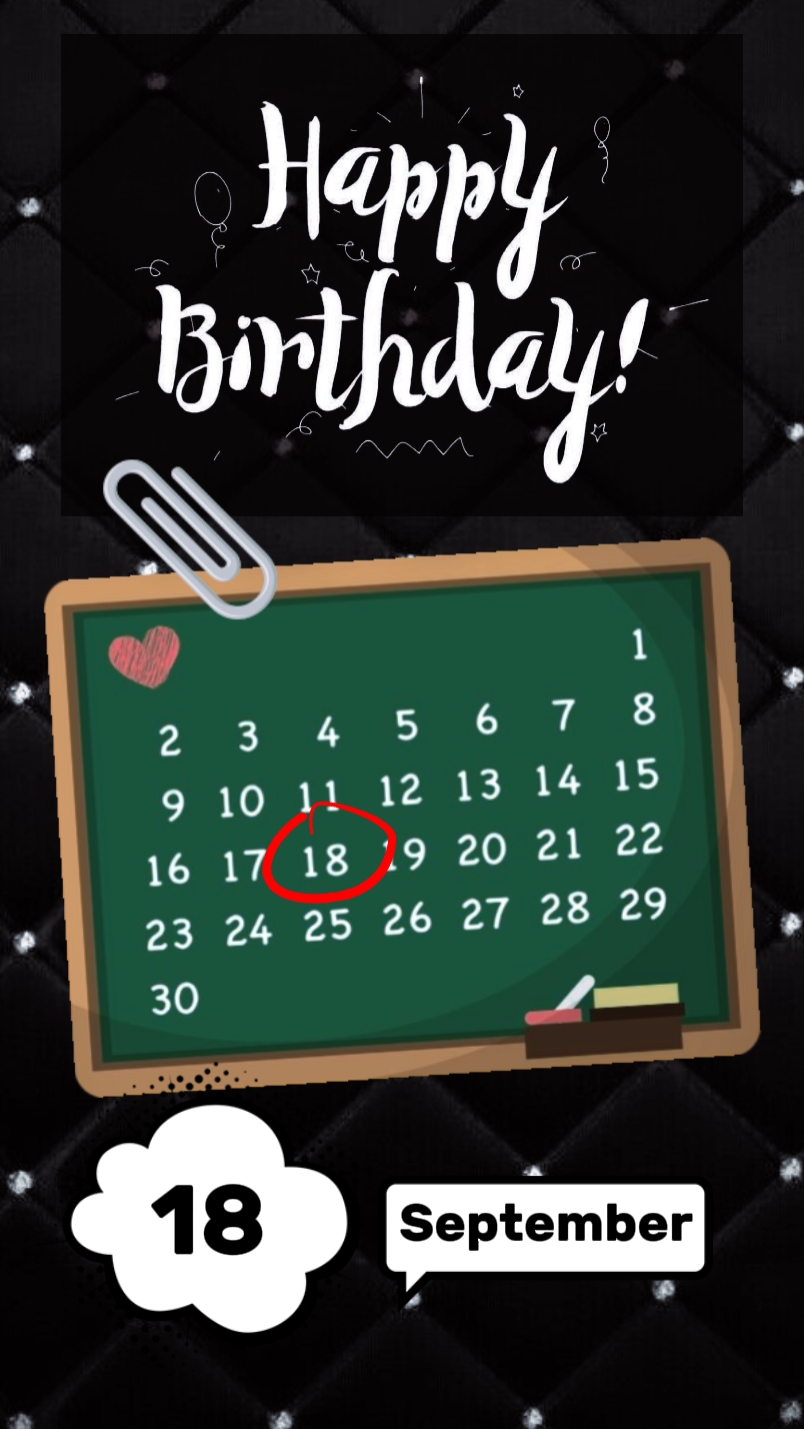 HBD 18 September2024