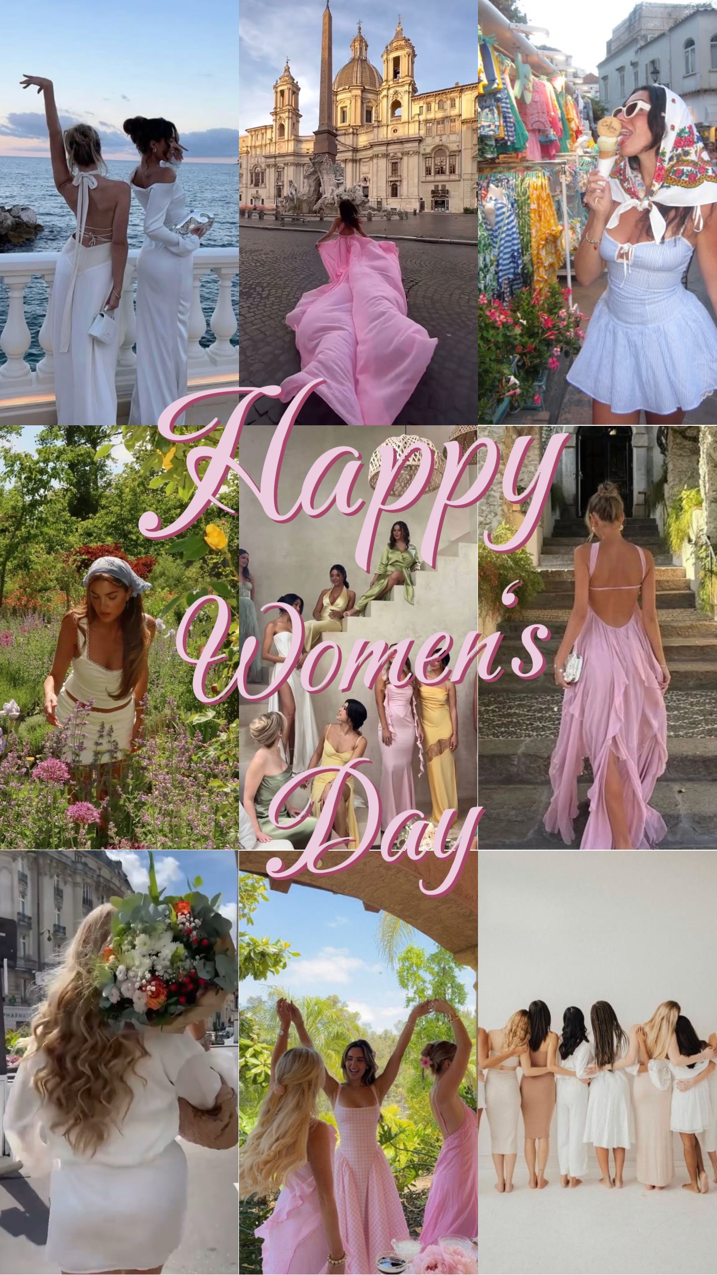 Feliz dia da mulher 