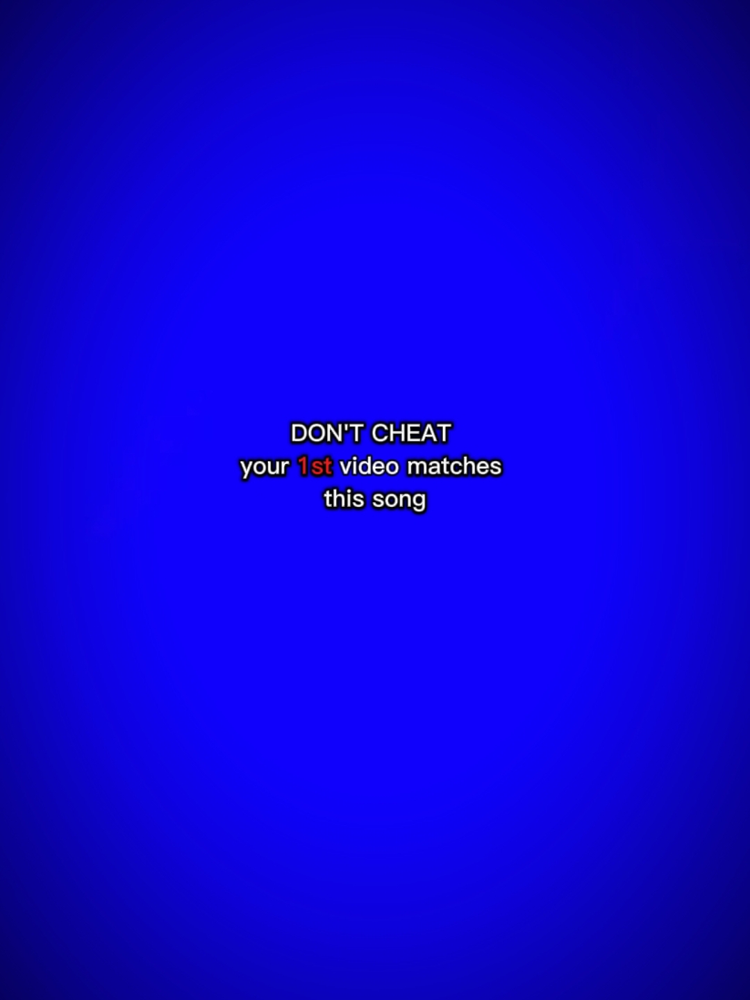 Don't Cheat 