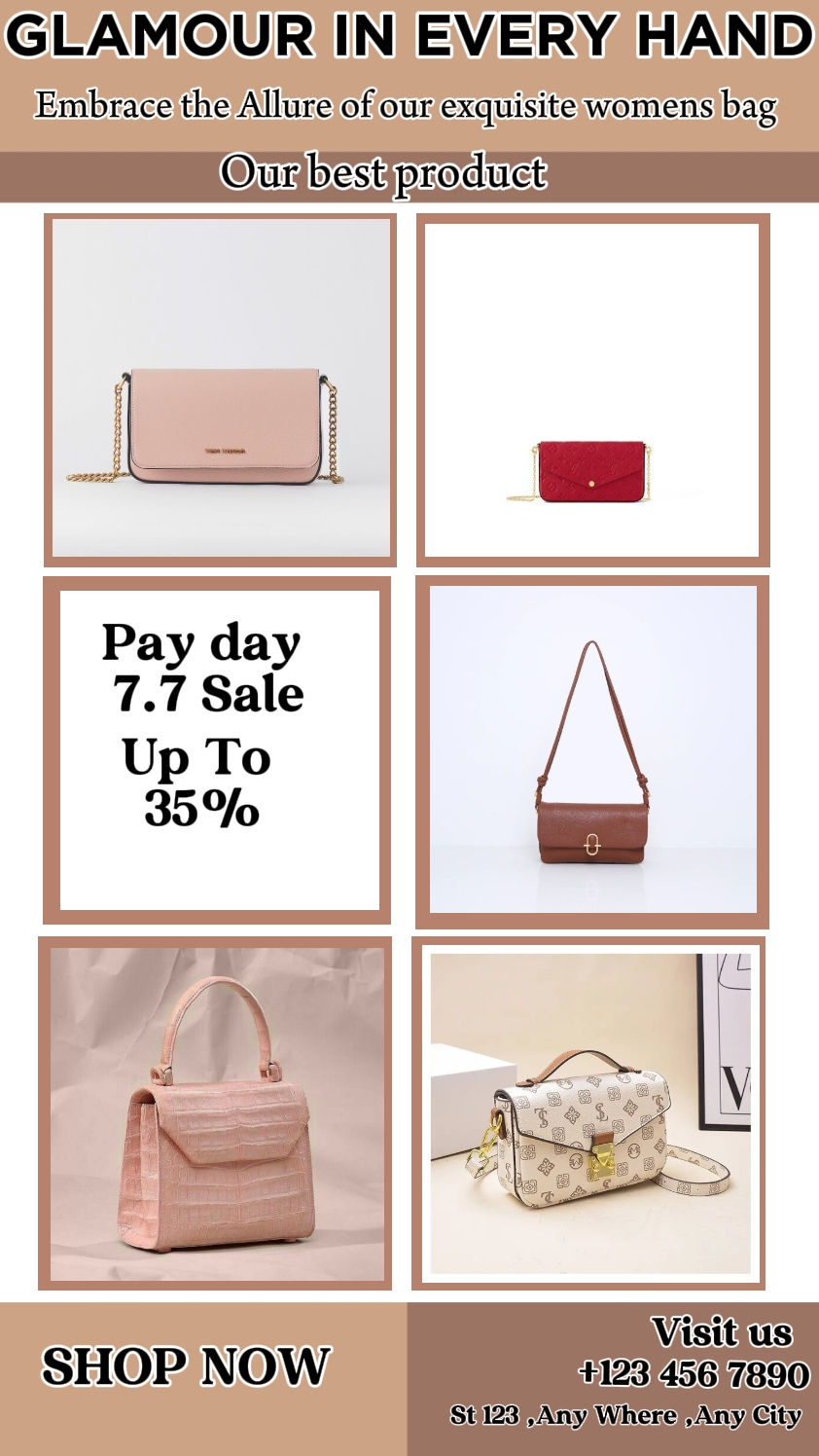 Coleção de bolsas 