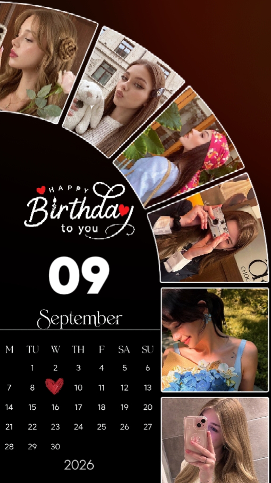 BIRTHDAY 9 SEPTEMBER